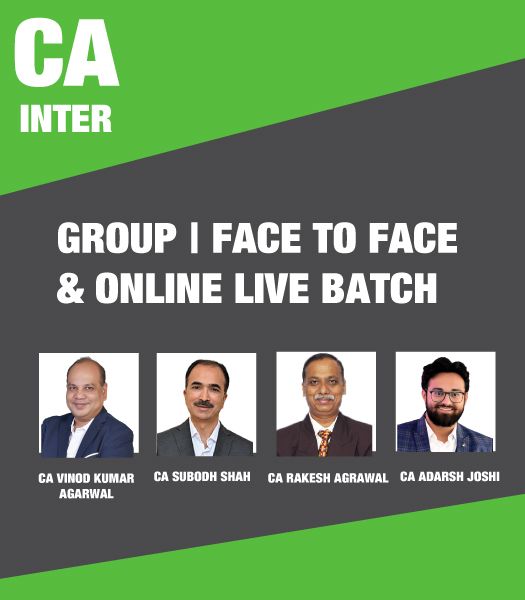Picture of CA Inter - Group 1 - F2F at Pune & Online Live Batch