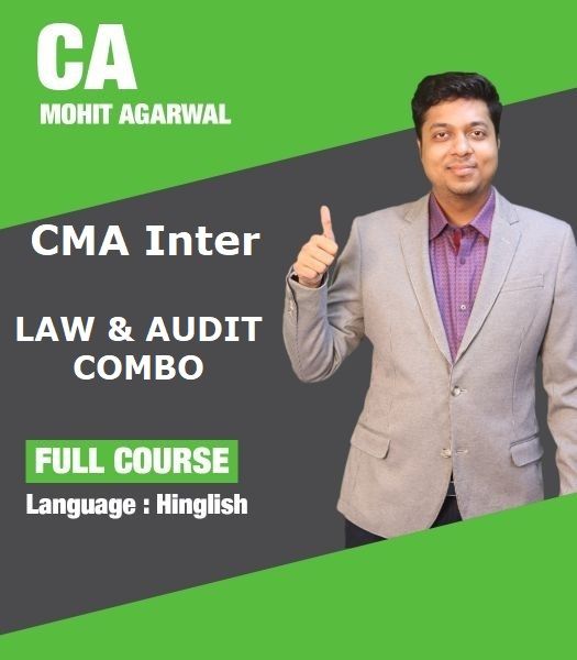 Picture of CMA INTER - LAW & AUDIT COMBO - LIVE @ HOME BATCH - FOR LAPTOP/DESKTOP (WINDOWS ONLY) by CA Mohit Agarwal