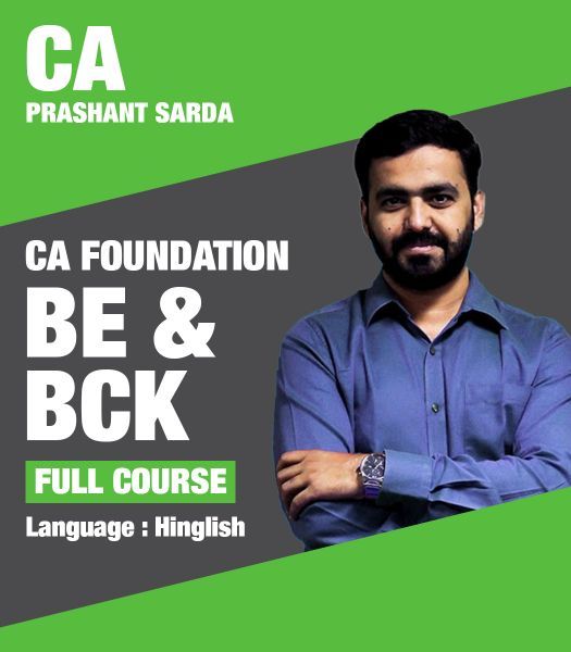 Picture of CA Foundation - Business Economics and Business and Commercial Knowledge by CA Prashant Sarda 