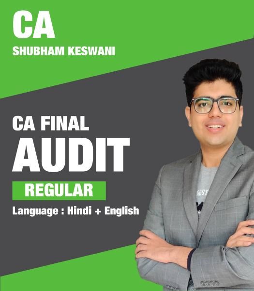 Picture of CA Final Audit Regular May & Nov 23 by CA Shubham Keswani (Hindi + English)