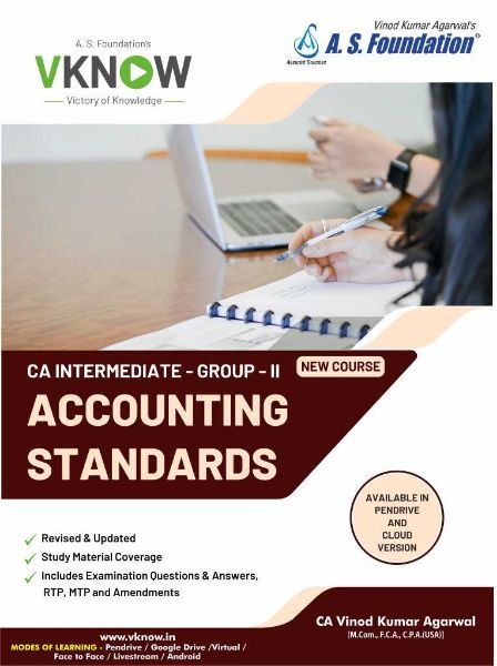 Picture of eBook CA Inter Accounting Standards (Group 2)  by CA Vinod Kumar Agarwal