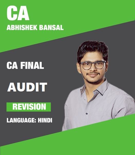 Picture of CA Final Audit, Revision Course by CA Abhishek Bansal - Hindi