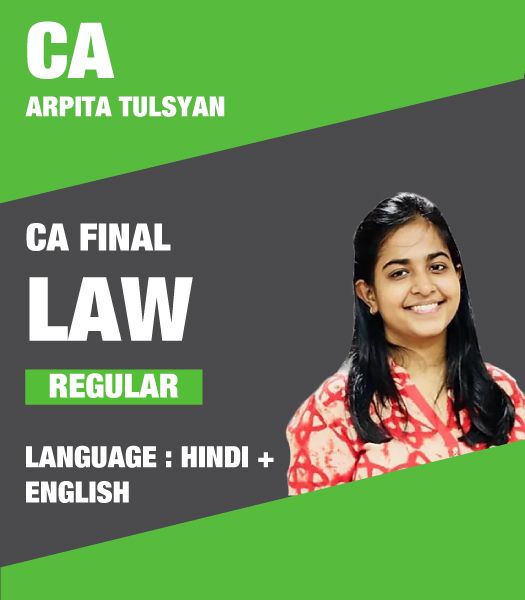 Picture of CA Final Law, Full Course by CA Arpita Tulsyan (Hinglish) 