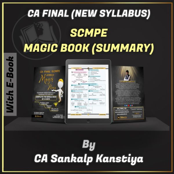 Picture of Book - Magic Summary Book For CA Final Students By CA Sankalp Kanstiya