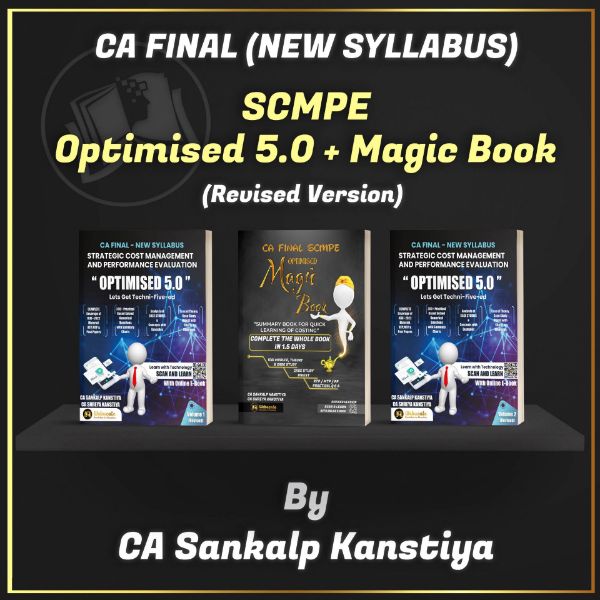 Picture of Book - CA Final Optimised 5 Revised and Magic Book Combo By CA Sankalp kanstiya