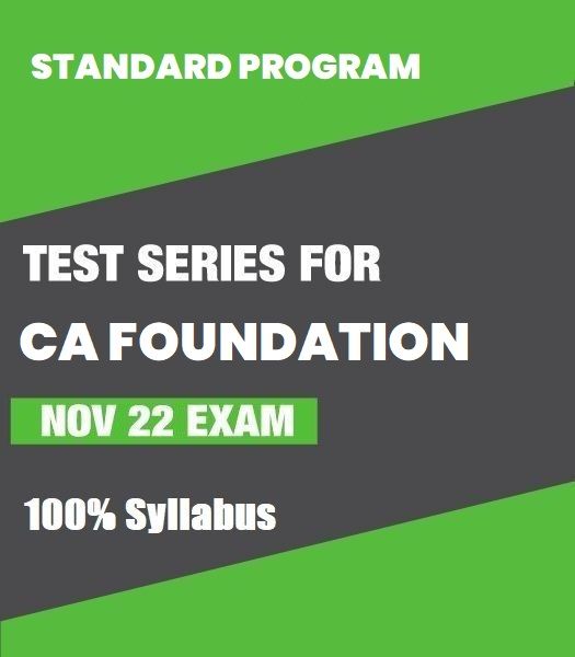 Picture of Test Series for CA Foundation (Standard Program)