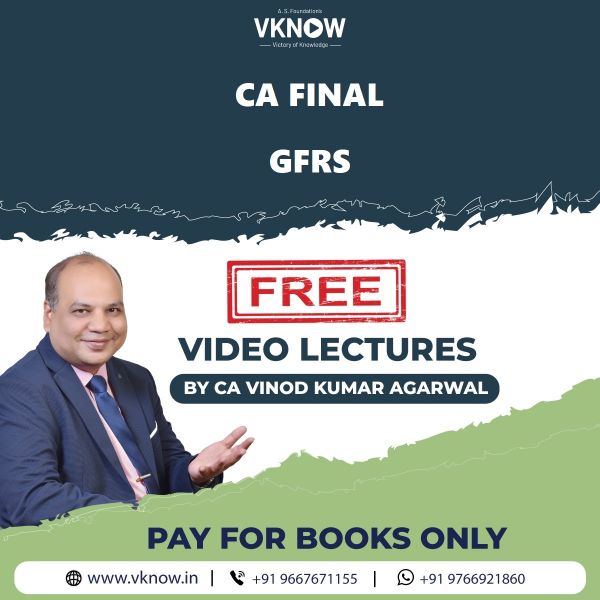 Picture of Book CA Final GFRS (Regular with Complimentary Video Lectures - English) by CA Vinod Kumar Agarwal 