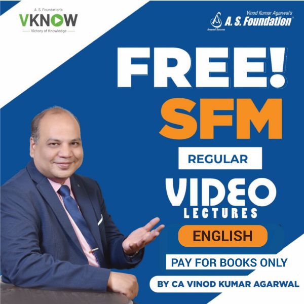 Picture of Book CA Final SFM (Regular with Complimentary Video Lectures - English) by CA Vinod Kumar Agarwal