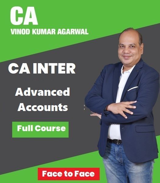 Picture of CA Inter - Advanced Accounts by CA Vinod Kumar Agarwal- F2F at Pune  & Live @ Home Batch