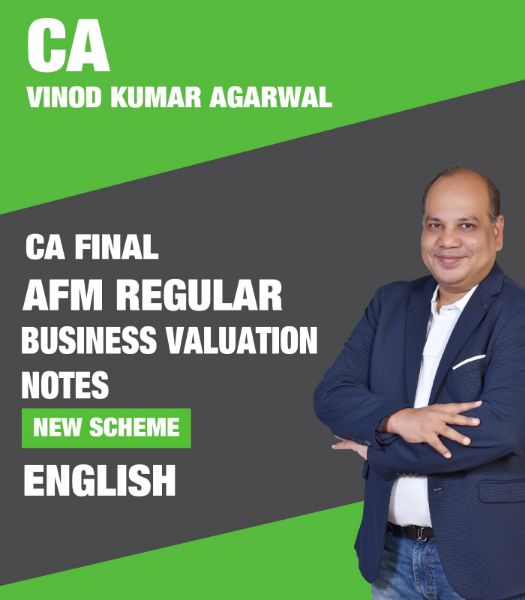 Picture of CA FINAL Business valuation Notes BY CA VINOD KUMAR AGARWAL SIR