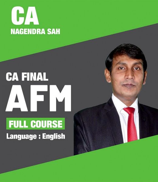Picture of CA Final AFM, Full Course by CA Nagendra Sah (English)