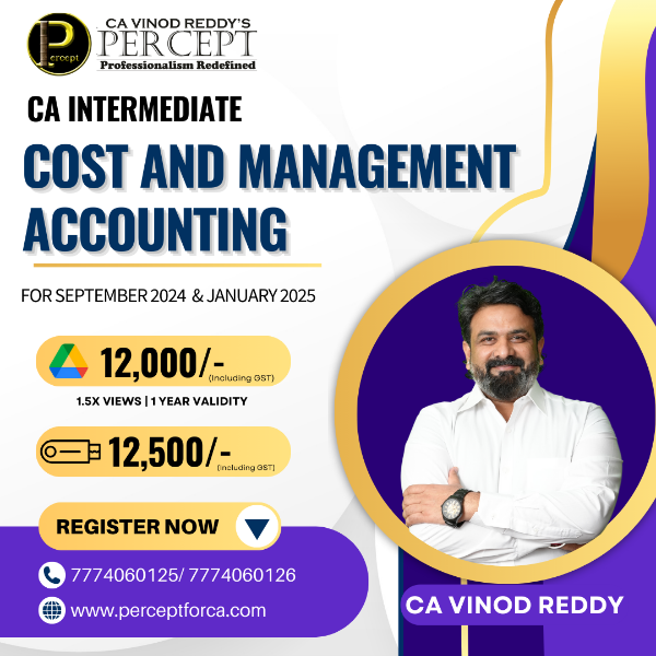 Picture of CA Inter Cost & Management Accounting by CA Vinod Reddy