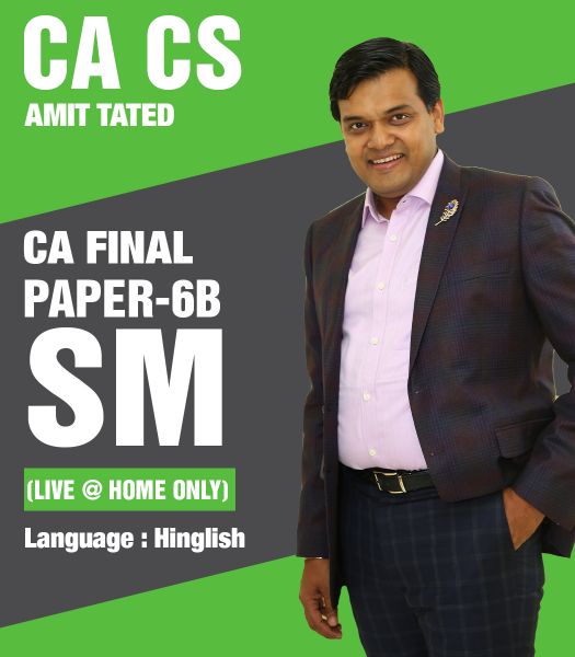 Picture of Paper-6B:  Strategic Management	By CA CS Amit Tated (New Syllabus)