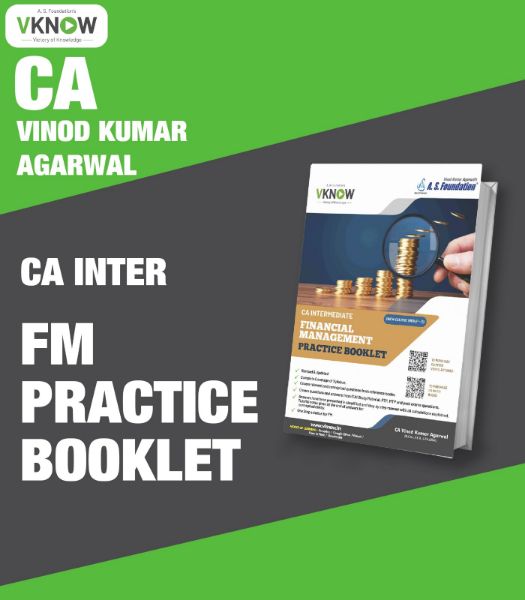 Picture of CA Inter FM PRACTICE BOOKLET by CA Vinod Kumar Agarwal