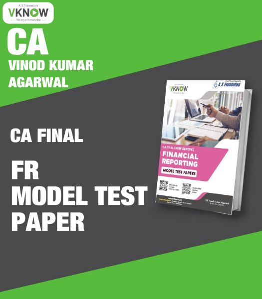 Picture of CA Final FR Model Test Paper Book by CA Vinod Kumar Agarwal