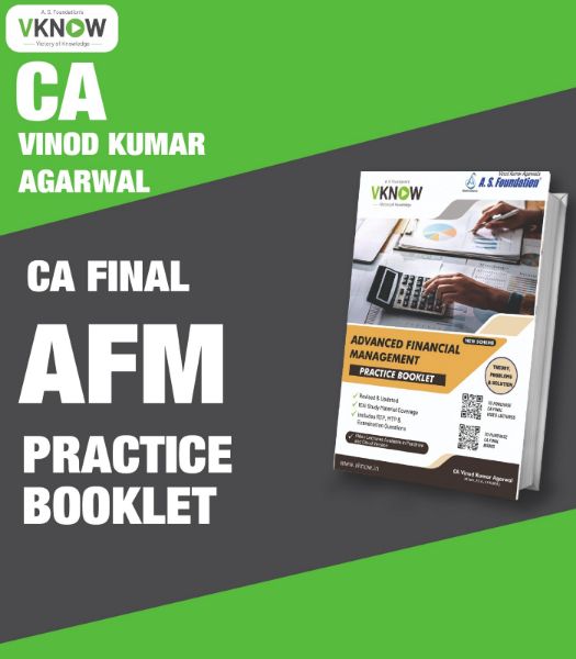 Picture of CA FINAL AFM  PRACTICE BOOKLET by CA Vinod Kumar Agarwal