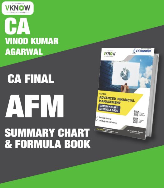 Picture of CA FINAL ADVANCED FINANCIAL MANAGEMENT SUMMARY CHART BOOK by CA Vinod Kumar Agarwal