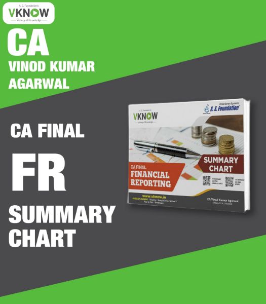 Picture of CA FINAL FR SUMMARY CHART BOOK by CA Vinod Kumar Agarwal