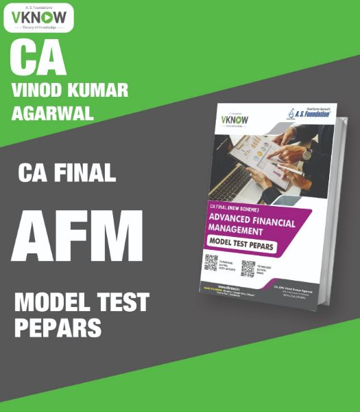 Picture of CA Final AFM Model Test Paper Book by CA Vinod Kumar Agarwal