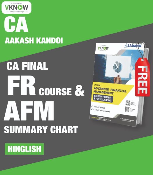 Picture of CA Final FR (Regular Batch) + AFM Summary Chart for May 2025 & Onwards CA Aakash Kandoi