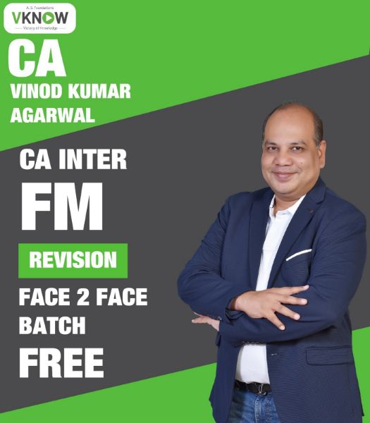 Picture of CA Inter FM revision Face to face batch by CA Vinod Kumar Agarwal Sir