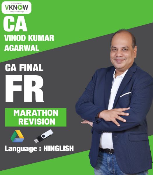 Picture of CA Final FR (New Scheme) Marathon Revision by CA Vinod Kumar Agarwal (Hinglish) 