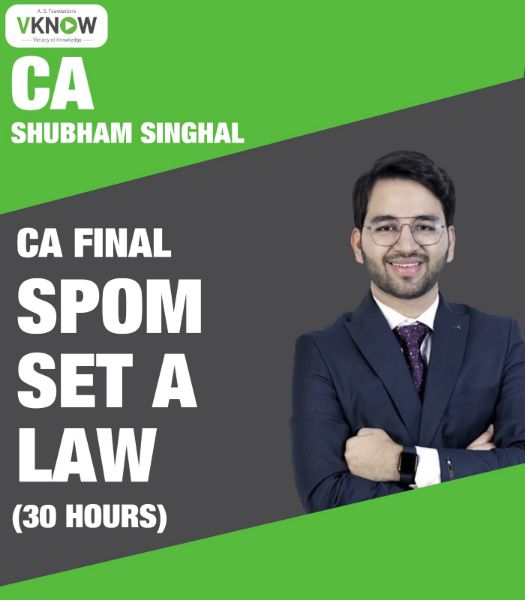 Picture of CA FINAL SET A SPOM – Nov’24 by CA Shubham Singhal