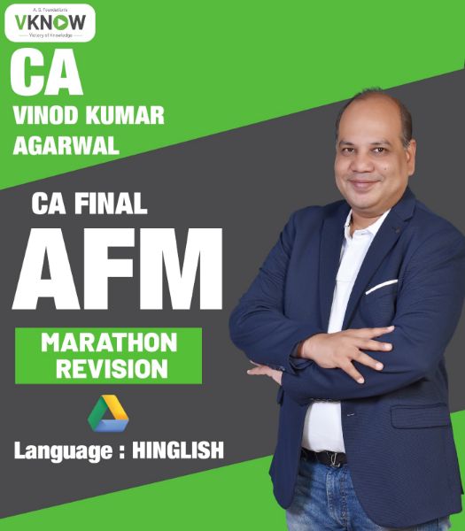 Picture of CA Final AFM (New Scheme) Marathon Revision by CA Vinod Kumar Agarwal (Hinglish) 