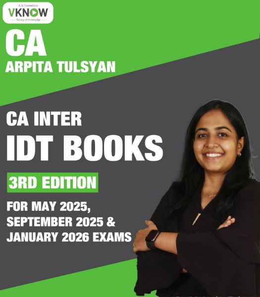 Picture of CA Inter IDT 3rd Edition Book for May 2025, September 2025 & January 2026 Exams