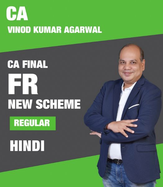 Picture of CA Final Financial Reporting (FR) Regular New Scheme Lectures (Hinglish) by CA Vinod Kumar Agarwal 