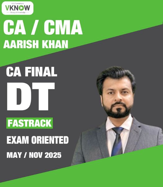 Picture of DT Fast Track – Exam Oriented – May & June / Nov & Dec 2025 by CA Aarish Khan