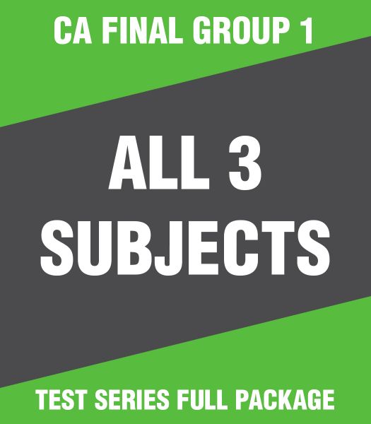 Picture of CA Final Group 1 - All 3 subjects Test Series Full Package