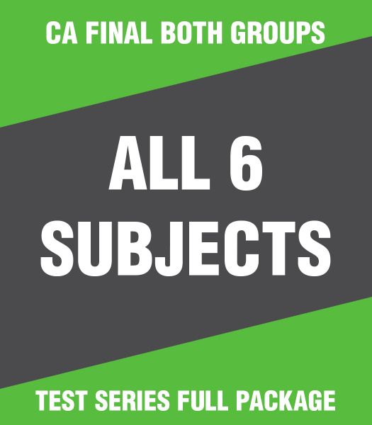 Picture of CA Final Both Groups - All 6 Subjects Test Series Full Package