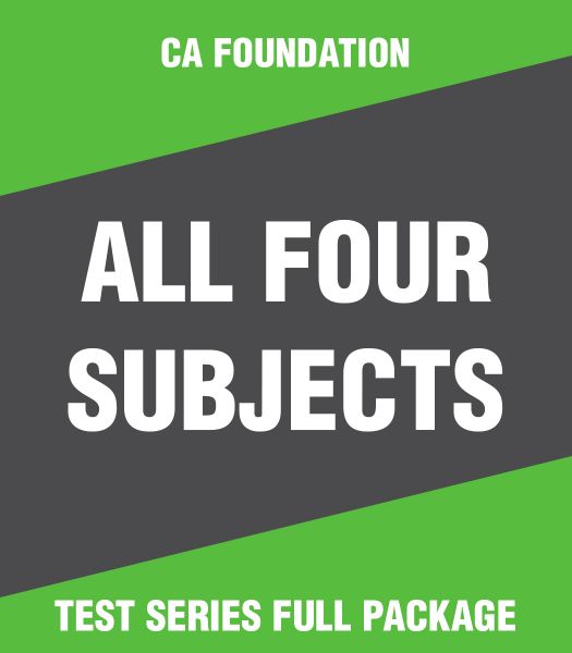 Picture of CA Foundation - All Four Subjects Test Series Full Package